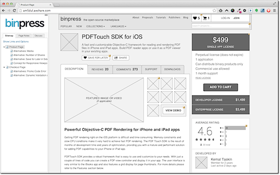 Conceptual Wireframe